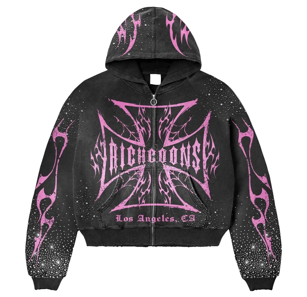 Rockstar RIch Hoodie Blk/Purple