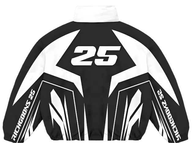 Black & White Racer Jacket