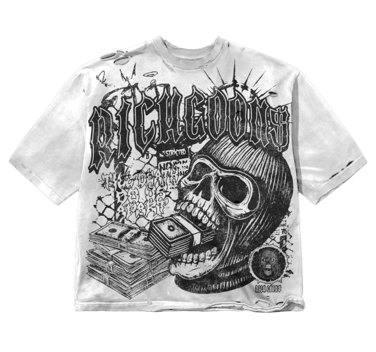 White Till Death Tee