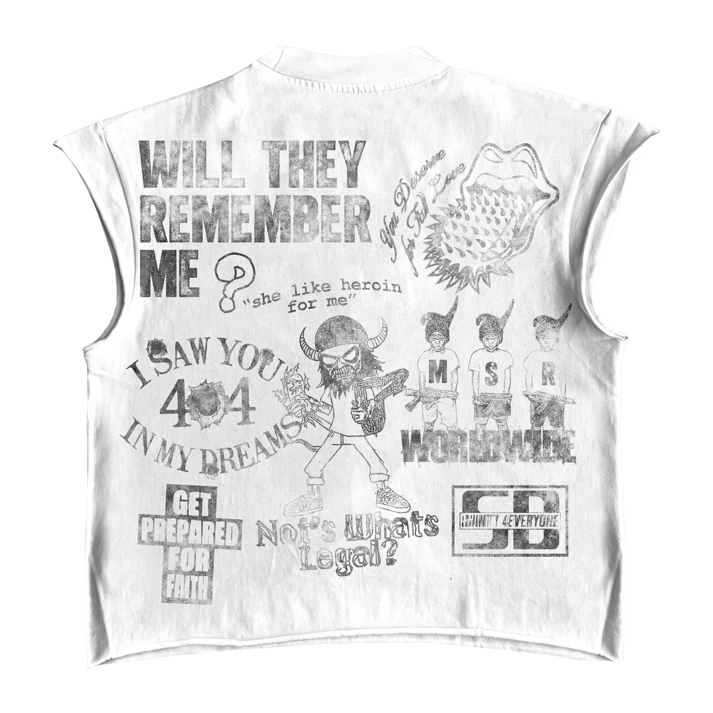 Cut Off Doodle Tee
