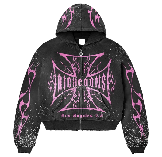 Rockstar RIch Hoodie Blk/Purple
