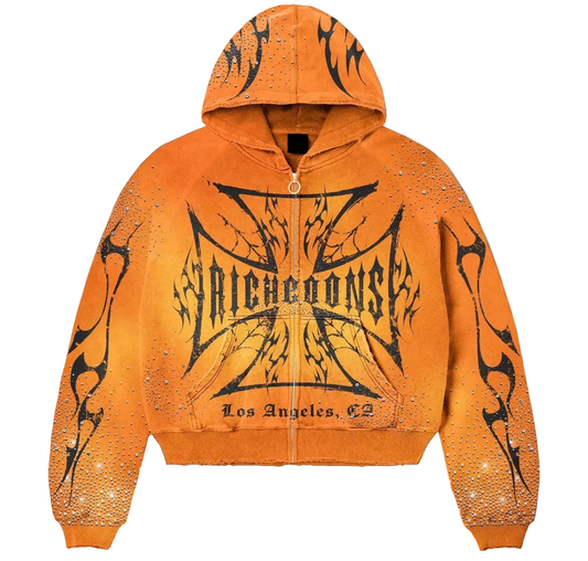 Rockstar RIch Hoodie Yellow/Ornge