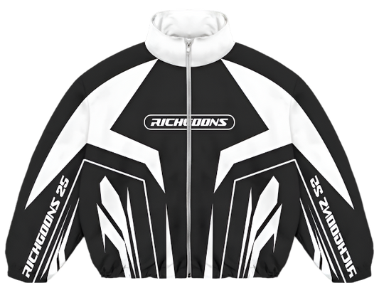 Black & White Racer Jacket