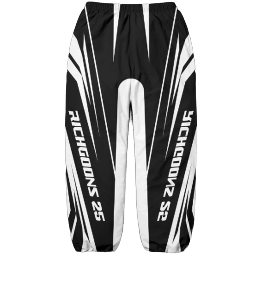 Black & White Racer Pants